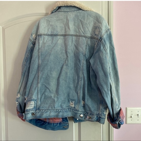 Like New, Free People Jean Jacket, Medium - Picture 5 of 5